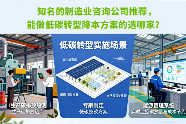 知名的制造業(yè)咨詢公司推薦，能做低碳轉(zhuǎn)型降本方案的選哪家？
