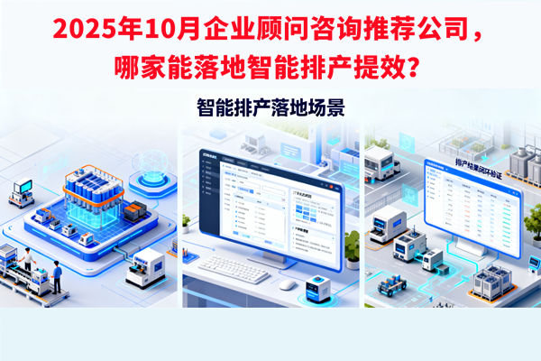 2025年10月企業(yè)顧問(wèn)咨詢推薦公司，哪家能落地智能排產(chǎn)提效？
